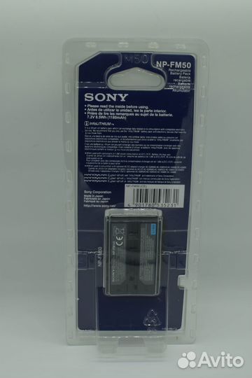 Аккумулятор sony NP-FM50 (BC-TRM/BC-VM10/BC-VM50)