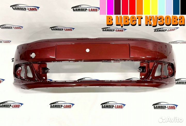 Бампер передний Фольксваген Поло 10-15 Новый Любой