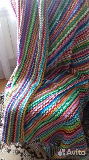 Плед вязаный