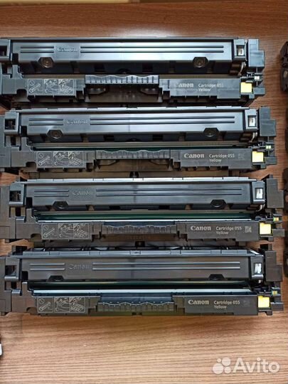 Картридж Canon 055 оригиналы б/у с чипами