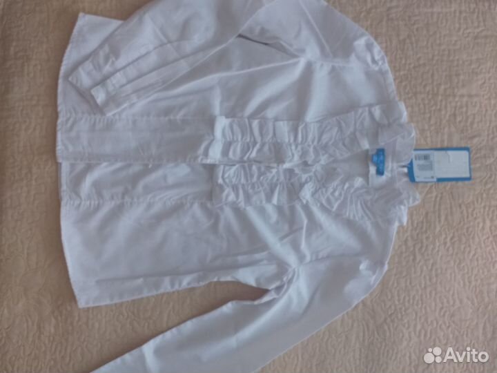 Блузка школьная 146 новая