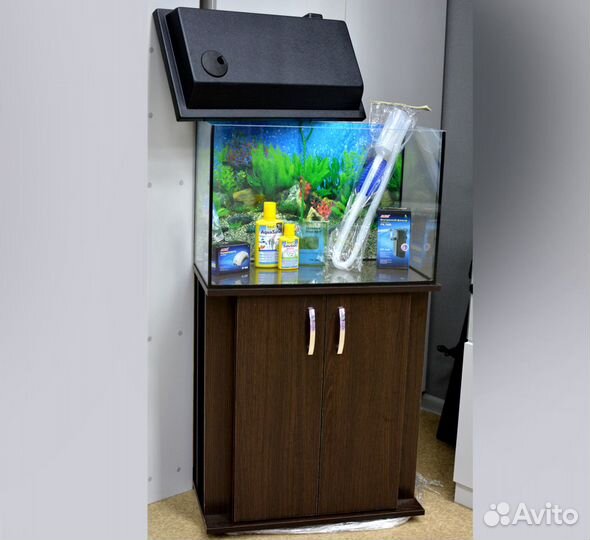 Аквариум 70 литров готовый комплект