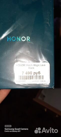 Смарт часы honor watch magic lava black