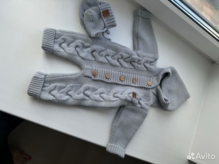 Комбинезон вязаный 56-62
