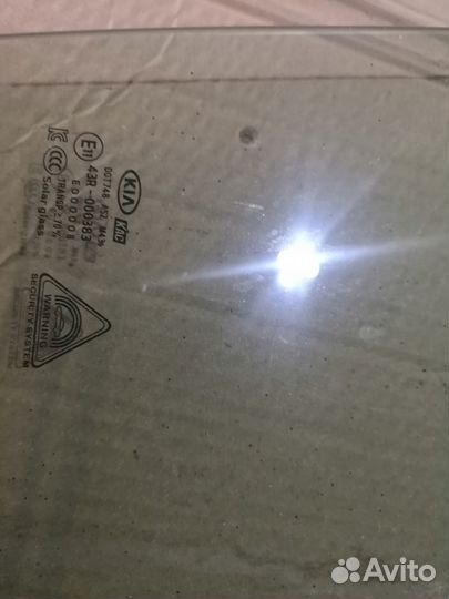 Стекло двери передней Kia Sorento Prime 3