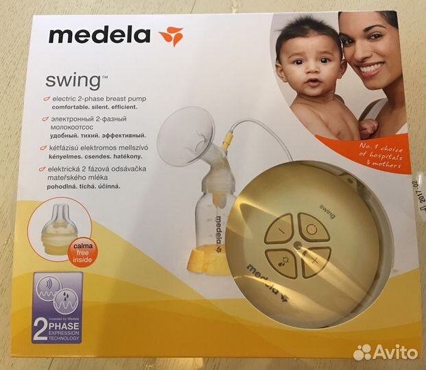 Молокоотсос электрический medela Swing, двухфазный