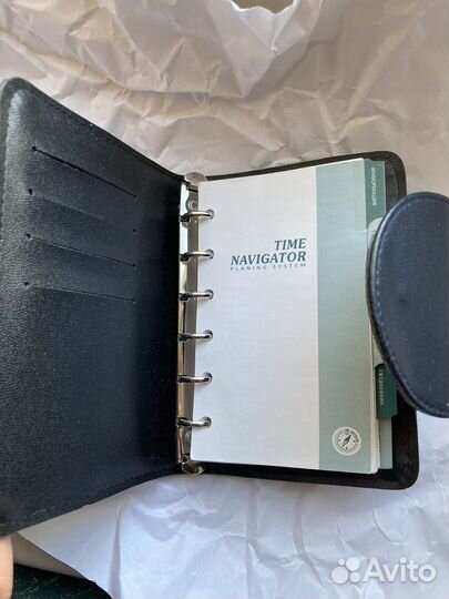 Ежедневник экокожа на кольцах