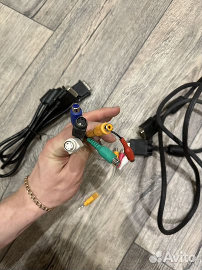 Кабели комплектом lan vga rca ps/2 dvi av