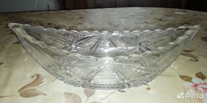 Салатник конфетница хрусталь СССР