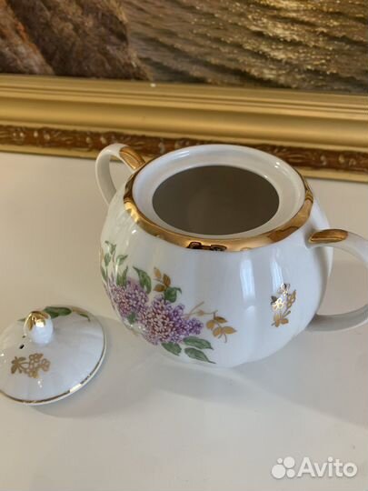 Сахарница от сервиза Сирень Дулево