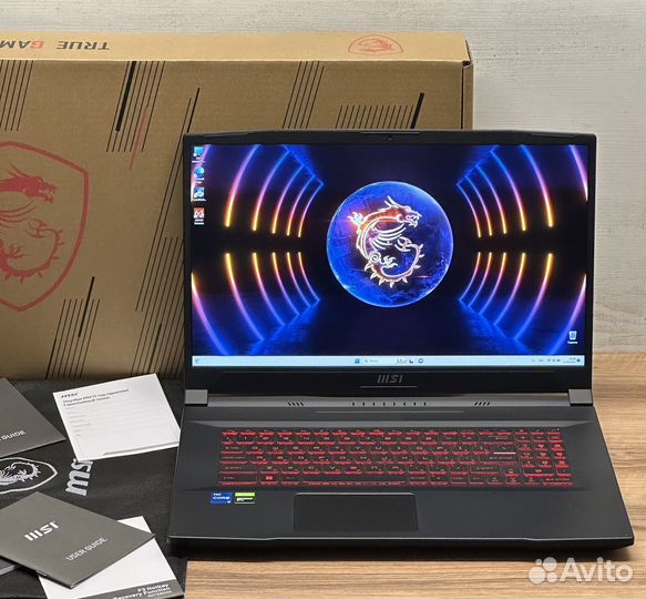 2023 MSI 17.3 144Hz I5-11400H/16GB/GTX 1650/SSD512