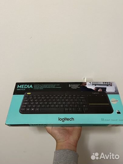 Клавиатура беспроводная с тачпадом logitech