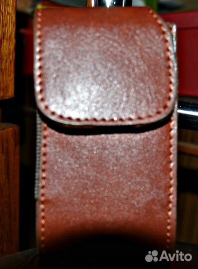Чехол кожаный коричневый