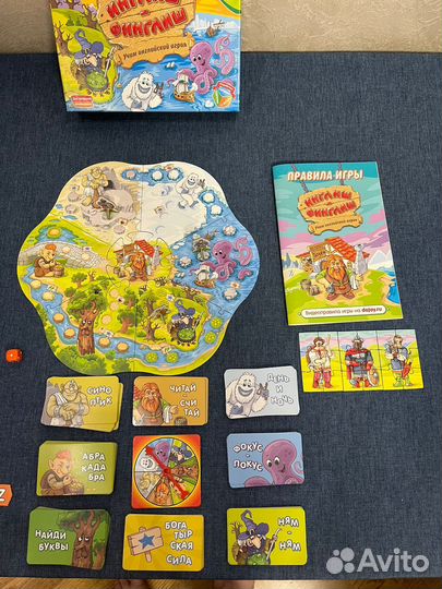 Инглиш финглиш настольная игра