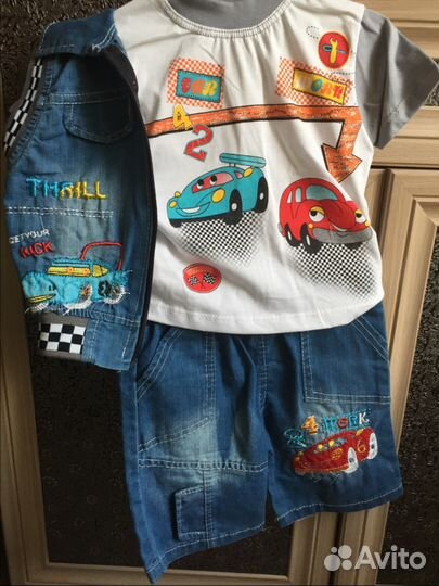 Новый джинсовый костюм