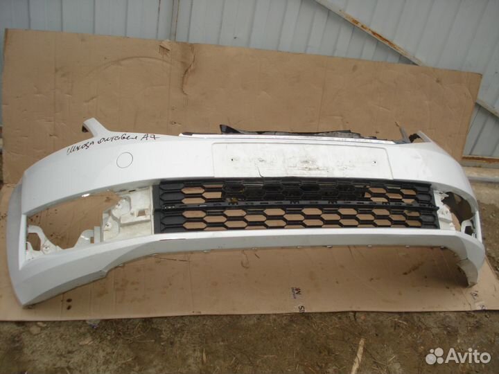 Бампер передний Skoda Octavia A7 17-20г