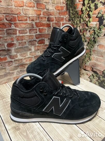 Кроссовки великан new balance 574 зимние 47-49р