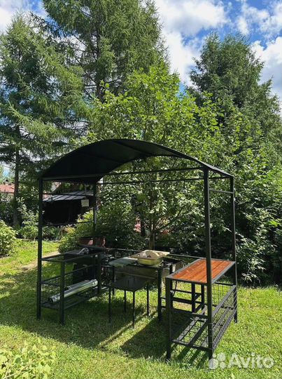 Беседка с мангалом