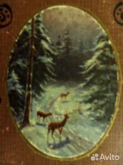 Альбом для фотографий и открыток антикварный