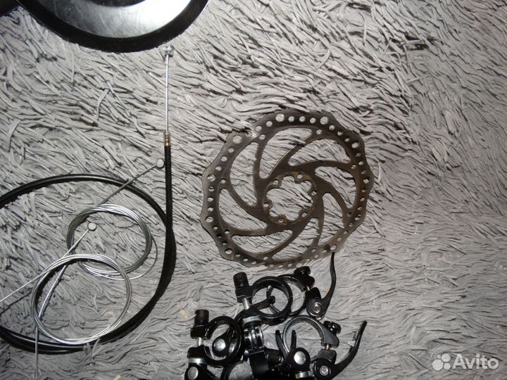 Велозапчасти. Руль. Педали. Крылья и т.д