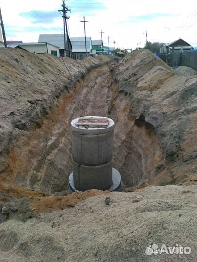 Прокладка водопровода и канализации проколом