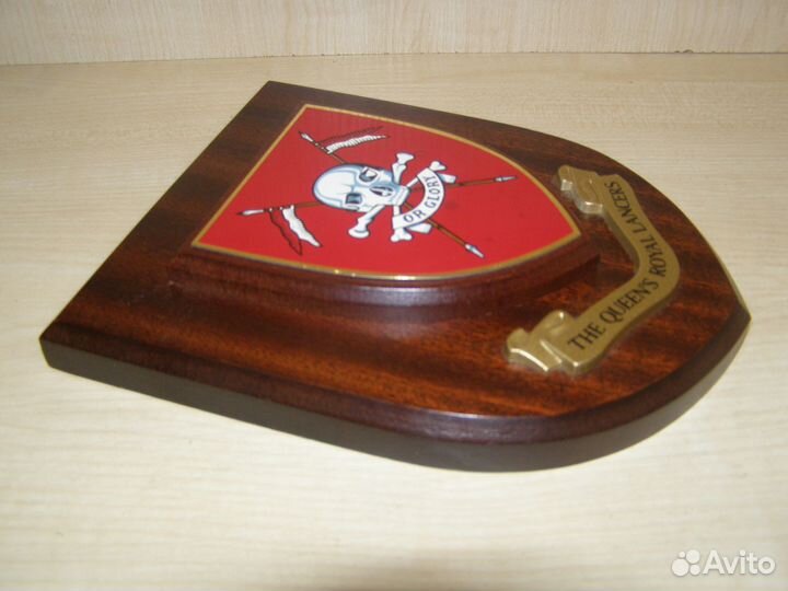 Английская плакетка 17-го уланского полка