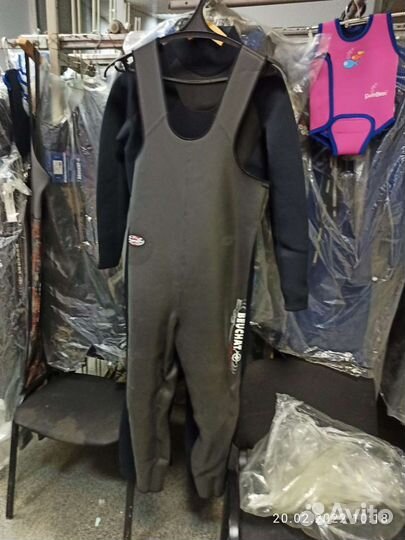 Гидрокостюм для п/о и фридайва мокрый новый 1,5 мм