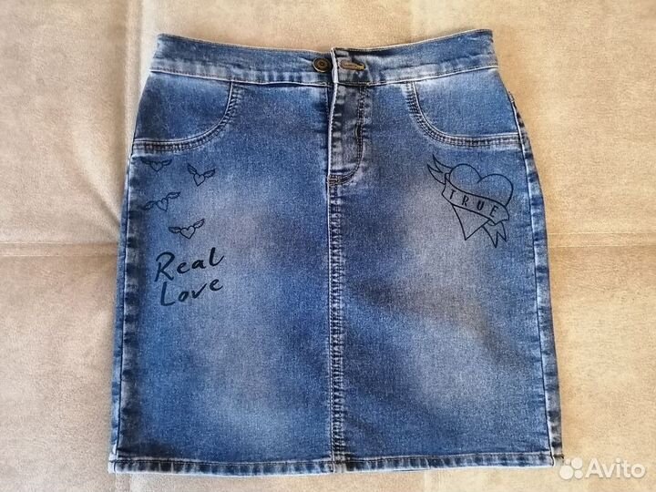 Джинсовая юбка