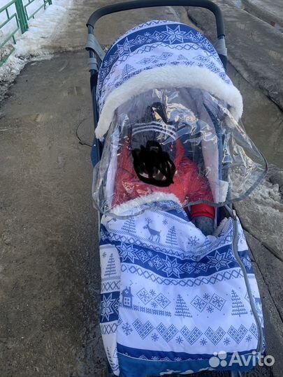 Коляска санки