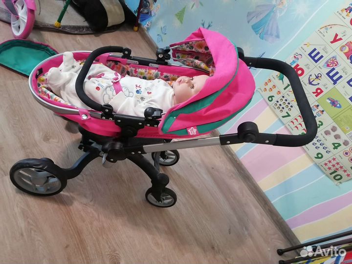 Коляска для кукол Demi star 2 в 1