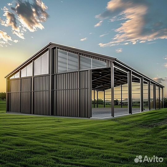 Ангары для логистики и складов Изготавливаем большие конструкции от 1000 м