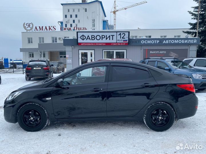 Hyundai Solaris 1.4 МТ, 2011, 198 235 км