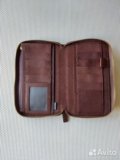 Новая кожаная обложка на молнии moterm для планера