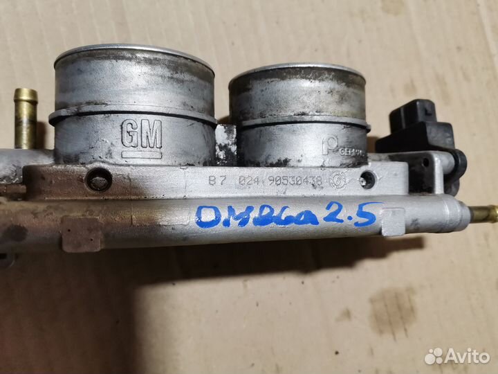 Заслонка дроссельная Opel Omega B 2.5л X25XE
