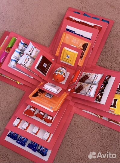 Коробка сюрприз Сладкий подарок Подарочный бокс