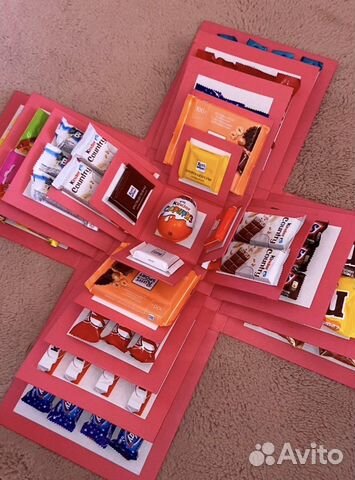 Коробка сюрприз Сладкий подарок Подарочный бокс