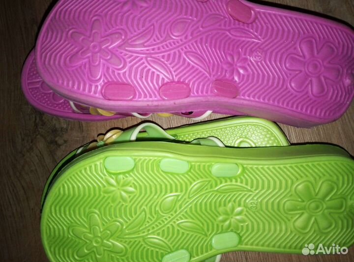 Шлепанцы на девочку лет 5