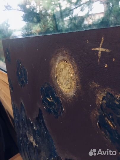 Картина маслом на холсте пейзаж