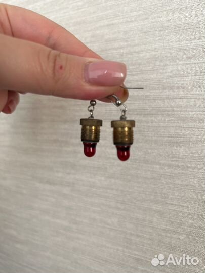 Серьги винтажные