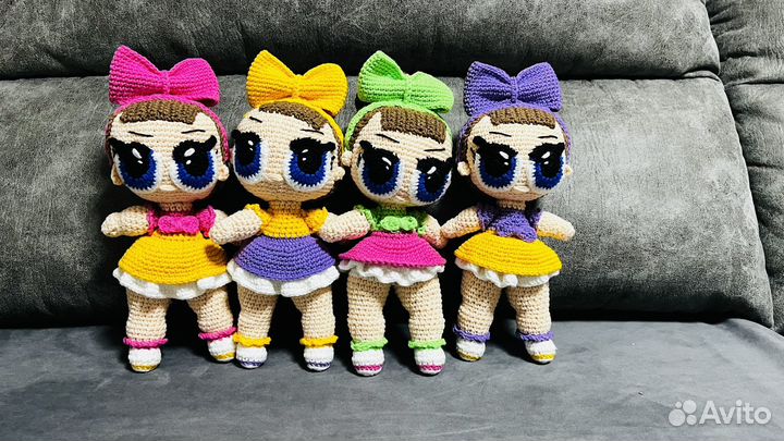 Кукла LOL вязанная крючком