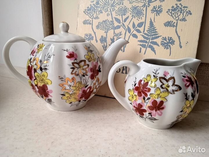 Заварочный чайник и молочник лфз