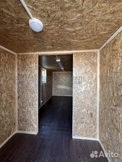 Бытовка бк-2 в OSB, вагончик с металлическим дном