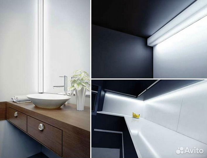 Профиль SP266 накладной широкий 2000*24*6 мм