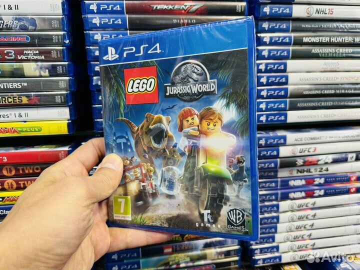 Lego jurassic world ps4 диск