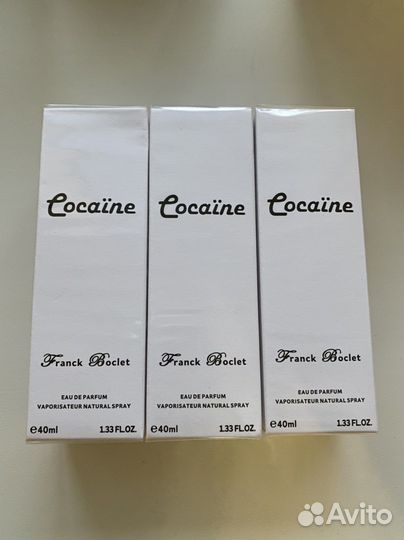 Парфюм унисекс Кокаин, шикарная стойкость