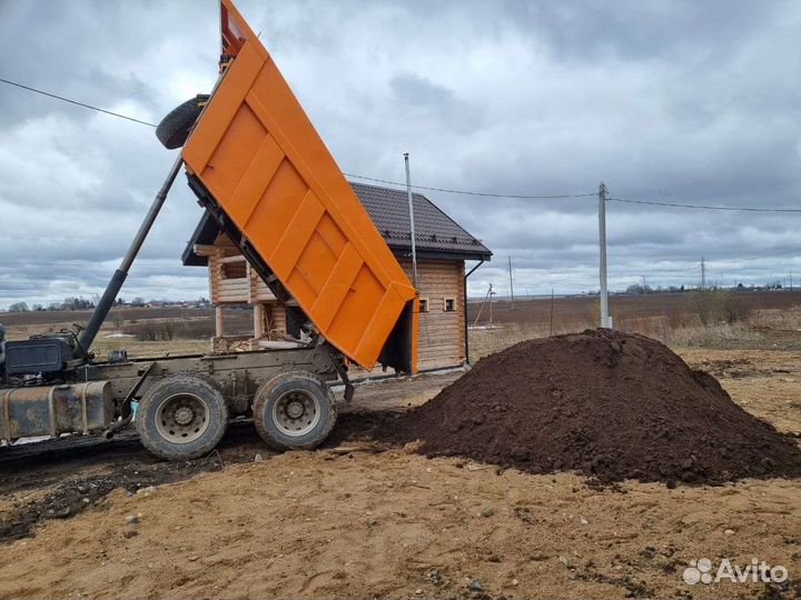 Земля плодородная, Торф, Навоз