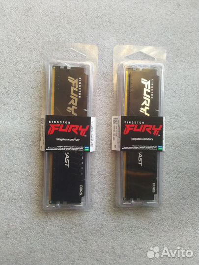 Kingston Fury Beast DDR5 32Gb (2x16Gb) 5200 MHz