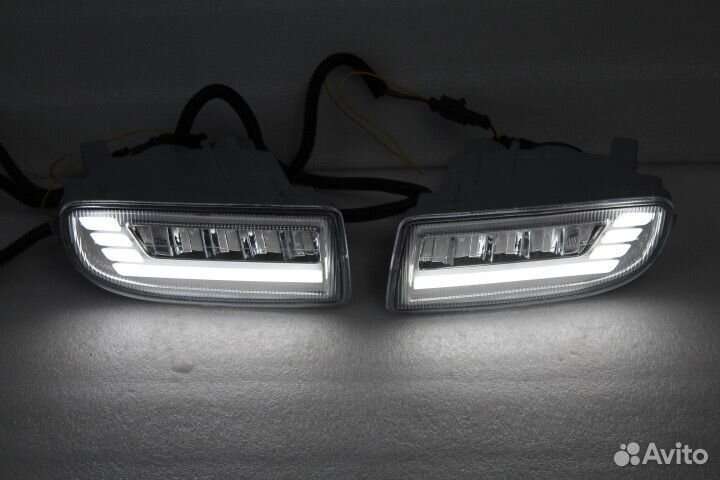 Land Cruiser 100 LED Туманки диодные дхо E5AX1