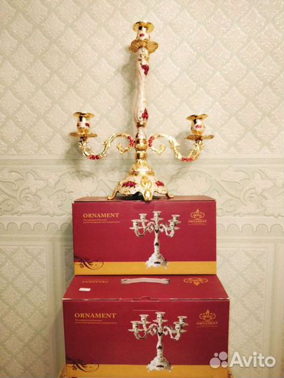 Luxe ornament Салфетница и Подсвечники Новое