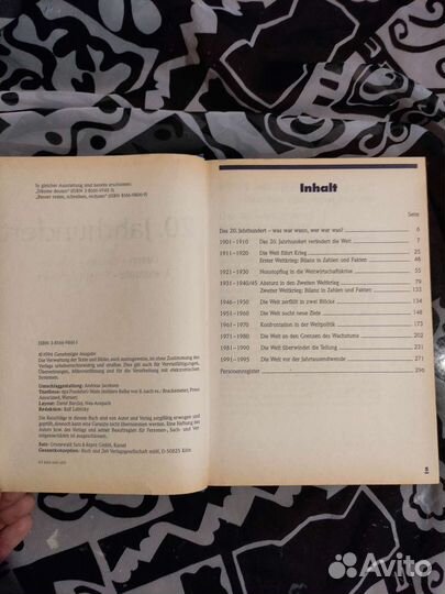 20.Jahrhundert Daten Fakten Namen Ereignisse